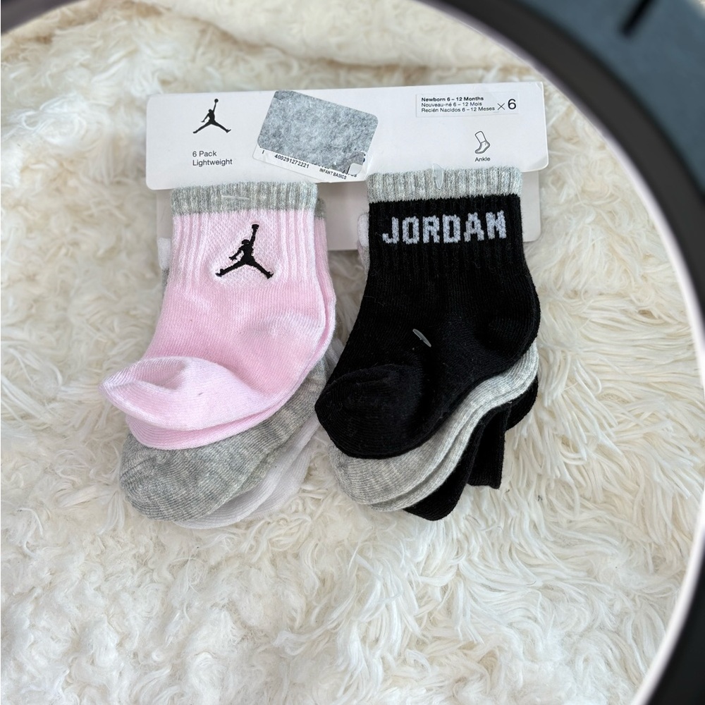 Jordan Baby Socks 6-Pack